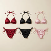 Women’s Satin Jersey Bra & Bikini Panty Set