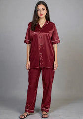 2-Piece Jersey Silk Pajama Nightwear Set