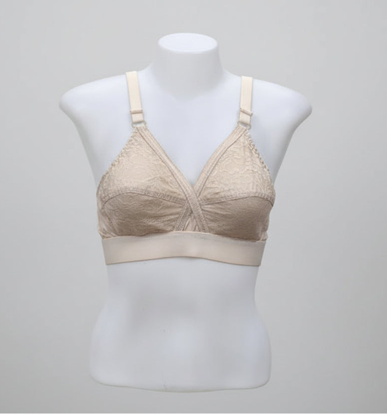 Pack of 2 Cotton Embroided Bra - Non-Padded & Non-Wired