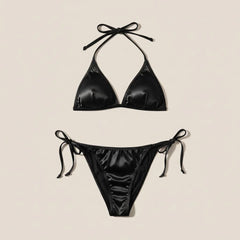 Women’s Satin Jersey Bra & Bikini Panty Set