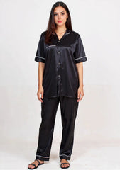 2-Piece Jersey Silk Pajama Nightwear Set
